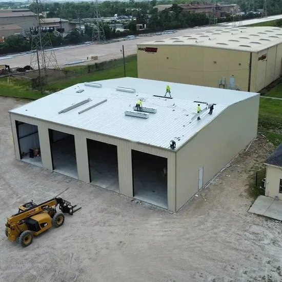 Ангар для оборудования - ангар для хранения спецтехники установленный