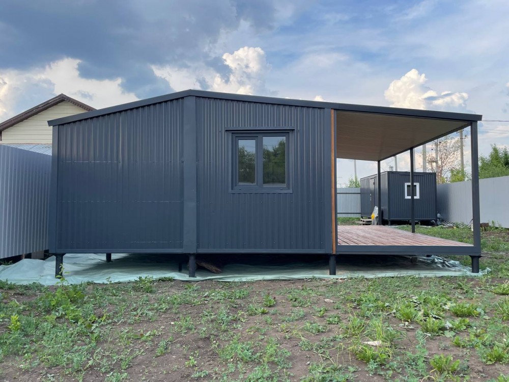 Однокомнатный дачный домик из сэндвич-панелей - Московская область