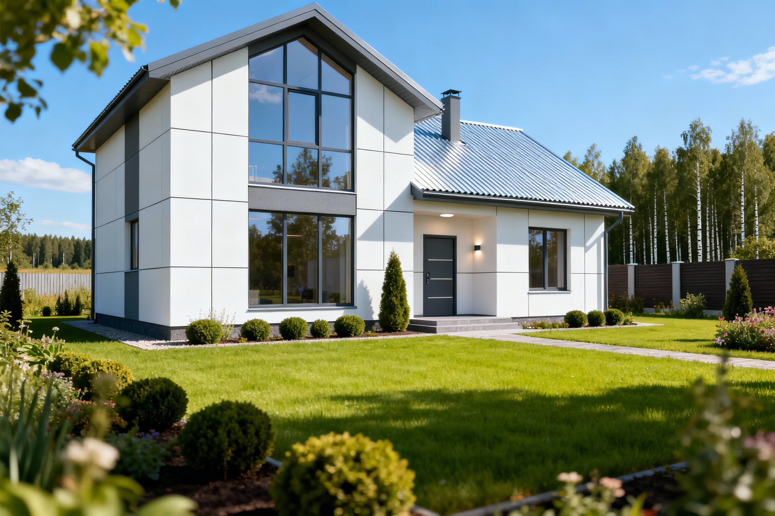 Дачные домики из сэндвич-панелей - быстровозводимые дома под ключ