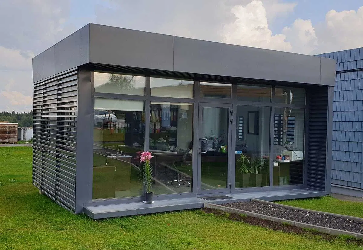 Офисный павильон - модульный офис готовый к работе фото