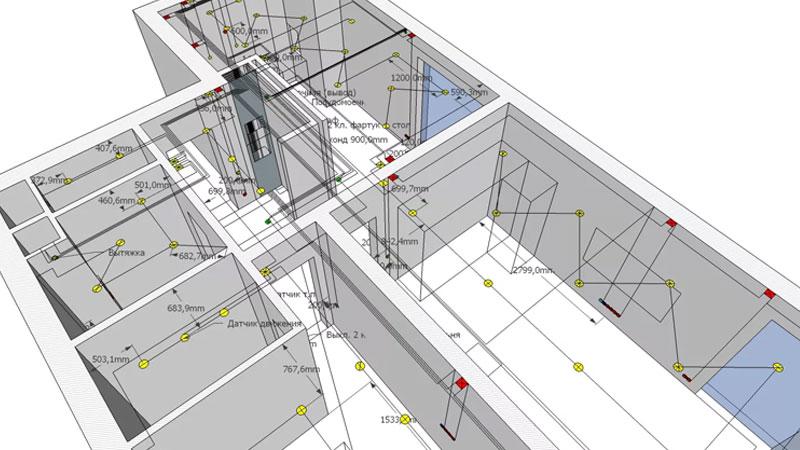 Завершенный проект электроснабжения дома в Московской области - готовая электросистема