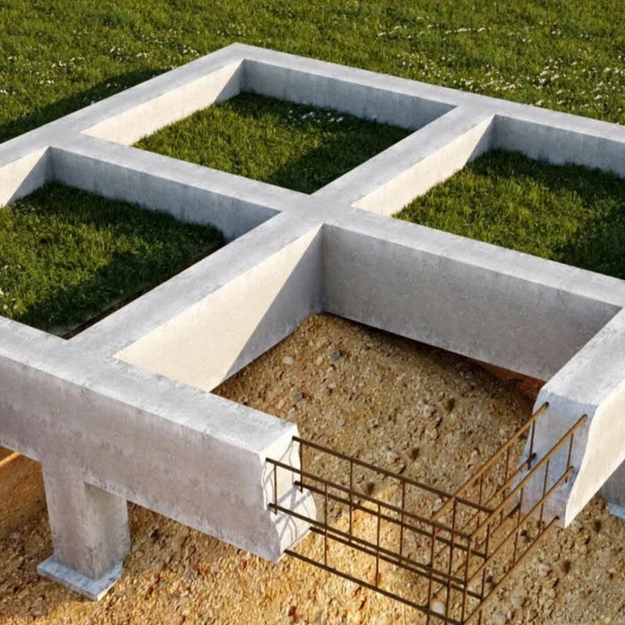 Ленточный фундамент под кирпичный дом - бетонная лента