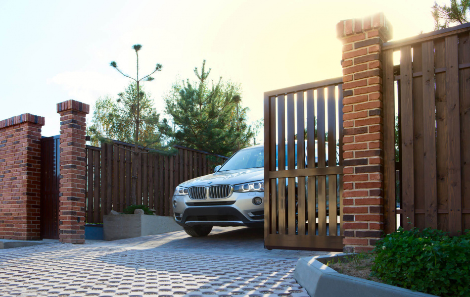 Откатные ворота для въезда в Московской области - усиленная конструкция